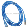 NEw 5m 15ft Clear Blue USB 2.0 Extensión macho a cable de conector hembra